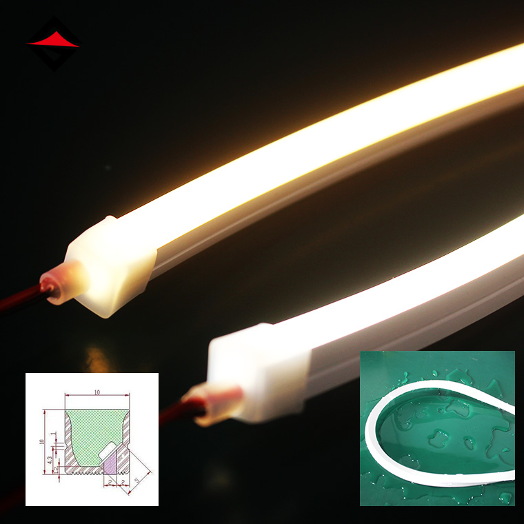 10*10 mm LED Neon Light Strip af høj kvalitet