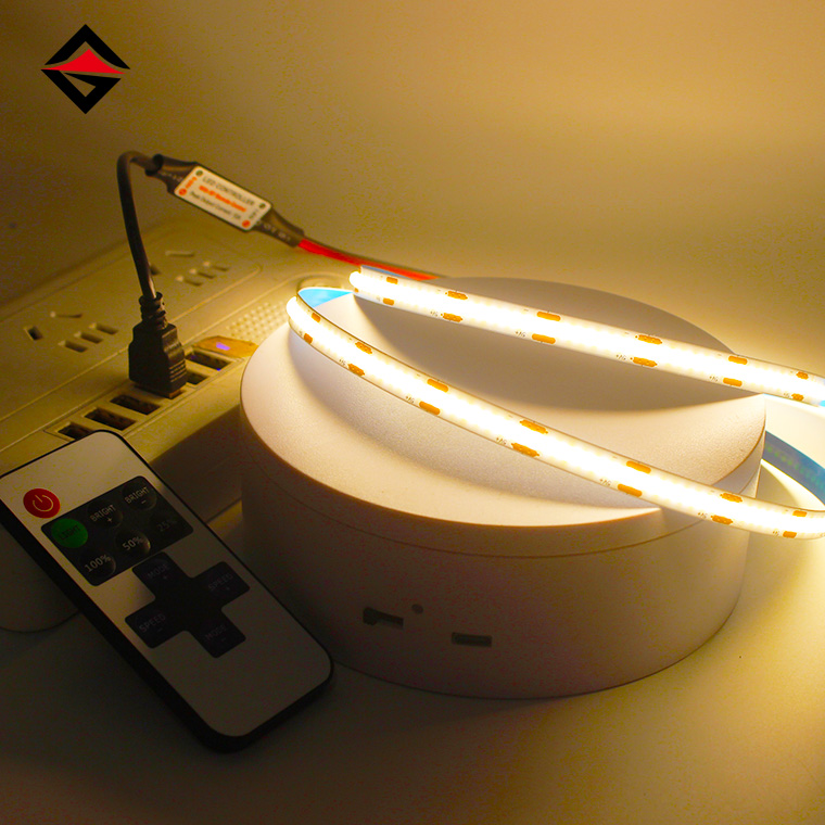 Sådan bruges 5V USB COB Light Strip Kit