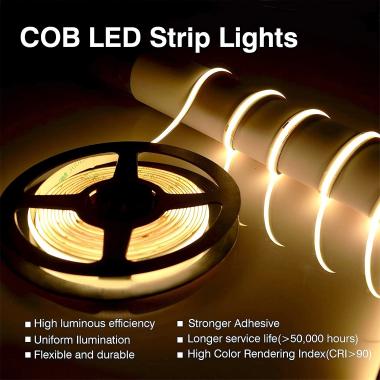 Er Cob Light Strip opvarmet høj?